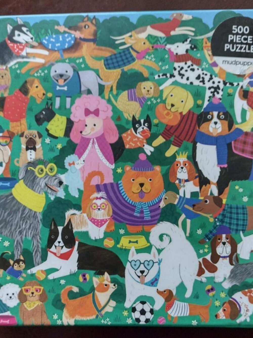 Mudpuppy 500 Piece Doggone Days Puzzle - Fun for All Ages